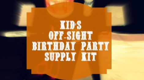 DIY Kid's Off-Site Birthday Party Supply Kit