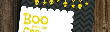 DIY Printable "Boo from the Crew" Halloween Invite