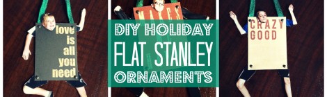 DIY Holiday Flat Stanley Ornaments