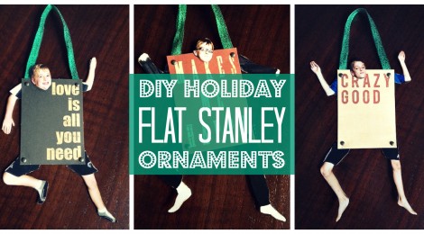 DIY Holiday Flat Stanley Ornaments