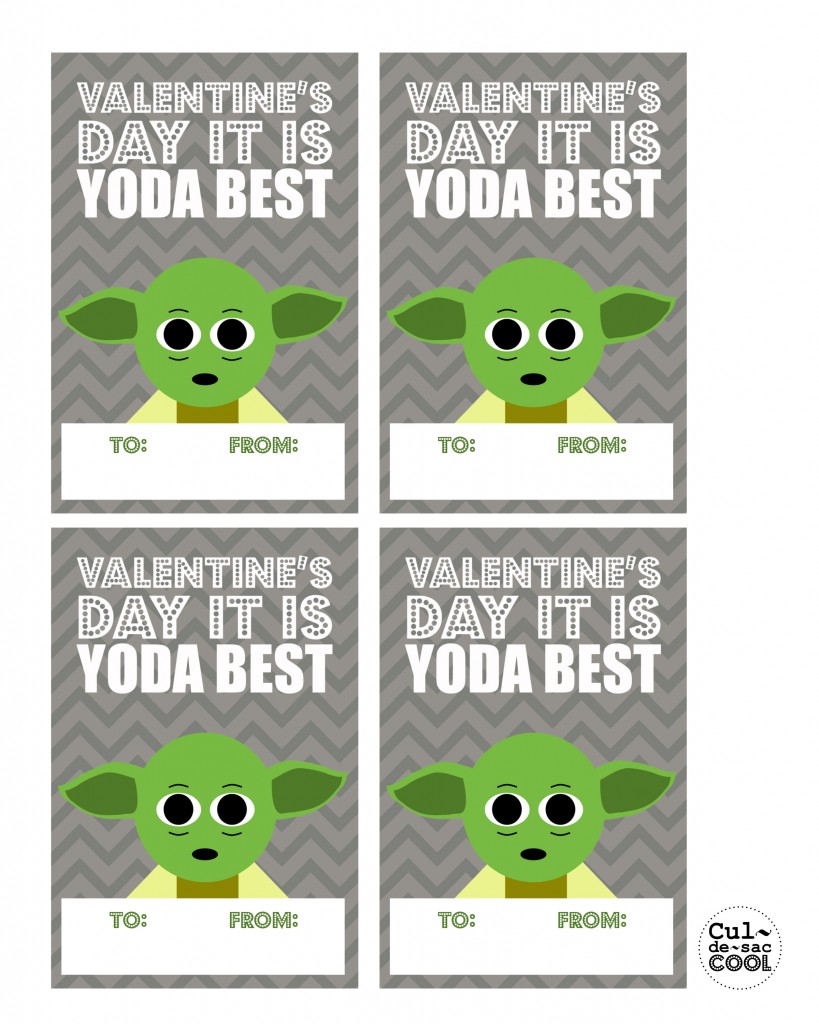 Cool Star Wars Valentine Cards 8x10