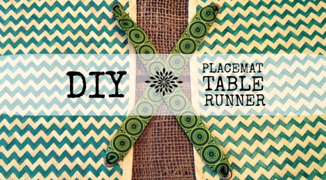 DIY Placemat Table Runner