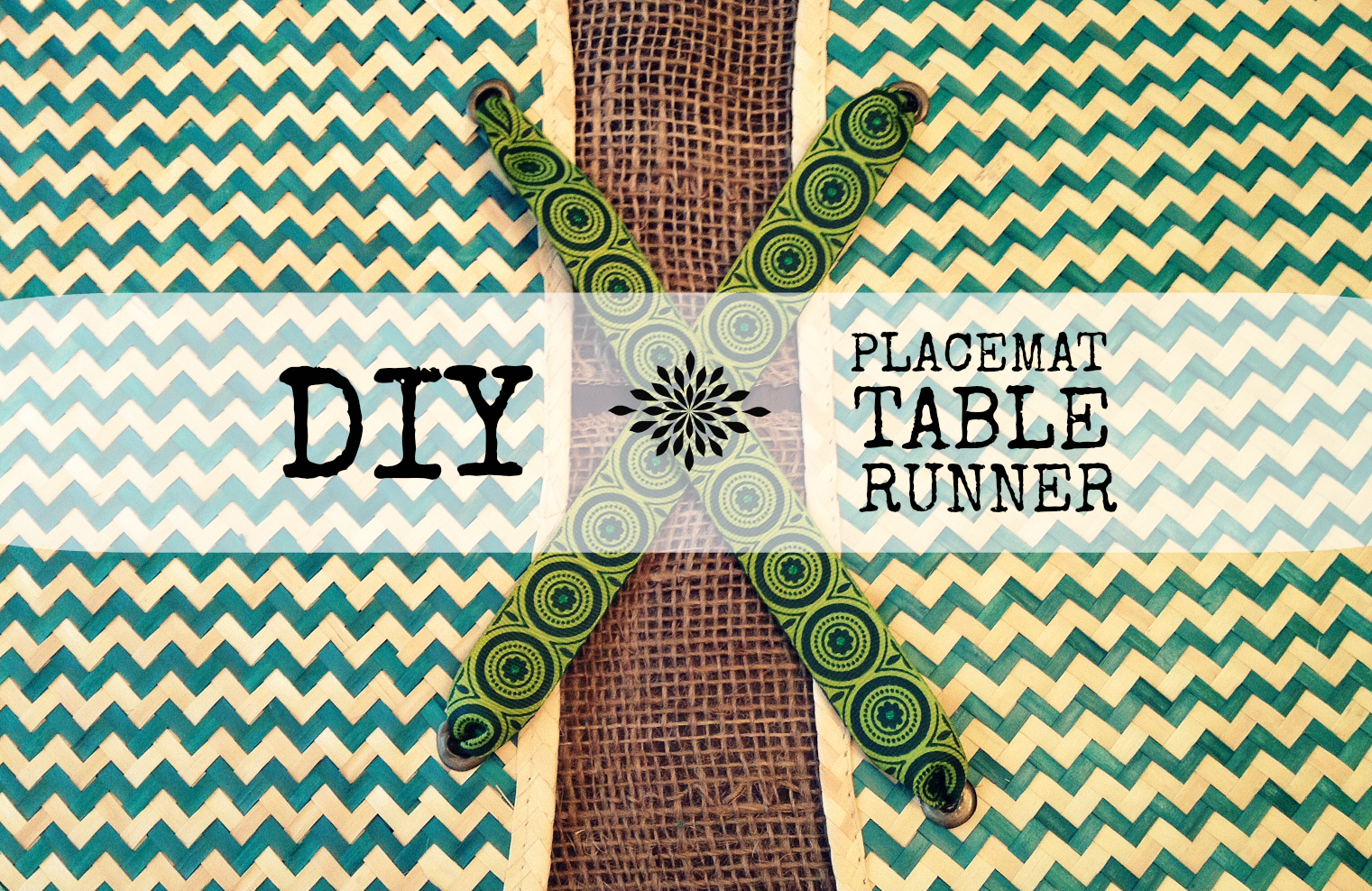 DIY Placemat Table Runner