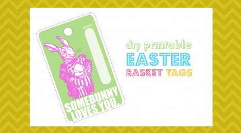 DIY Printable Easter Basket Tags