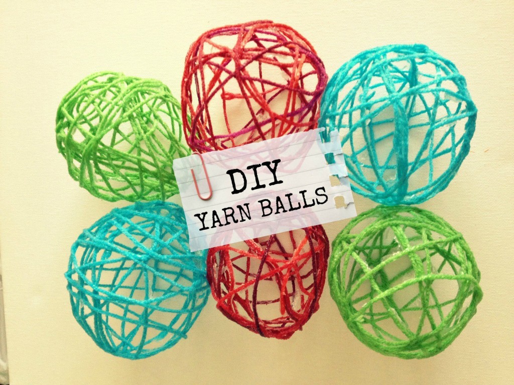 DIY Yarn Balls