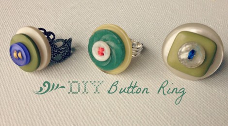 DIY Button Ring