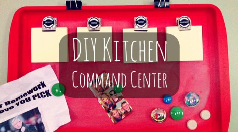 DIY Kitchen Command Center