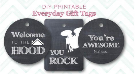 DIY Printable Everyday Gift Tags