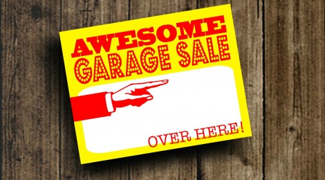 DIY Printable Awesome Garage Sale Signs