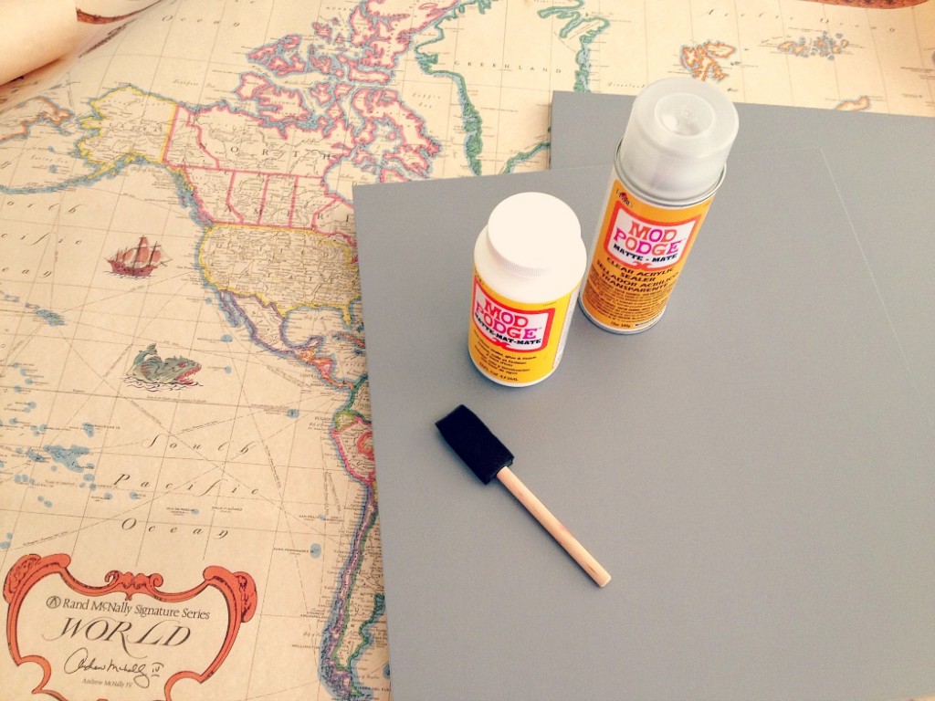 map table supplies