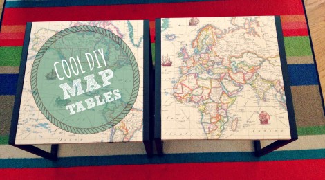 Cool DIY Map Tables