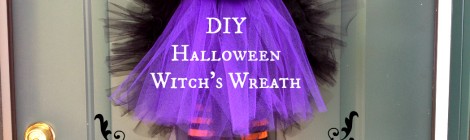 DIY Halloween Witch's Wreath