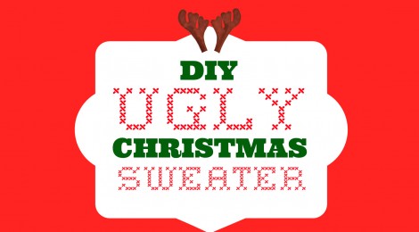 DIY Ugly Christmas Sweater…It's so Ugly, It's Cute!