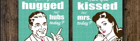 DIY Printable Hugs & Kisses 8x10 Prints | Valentine's, Wedding, New Home, Bridal Shower Gifts