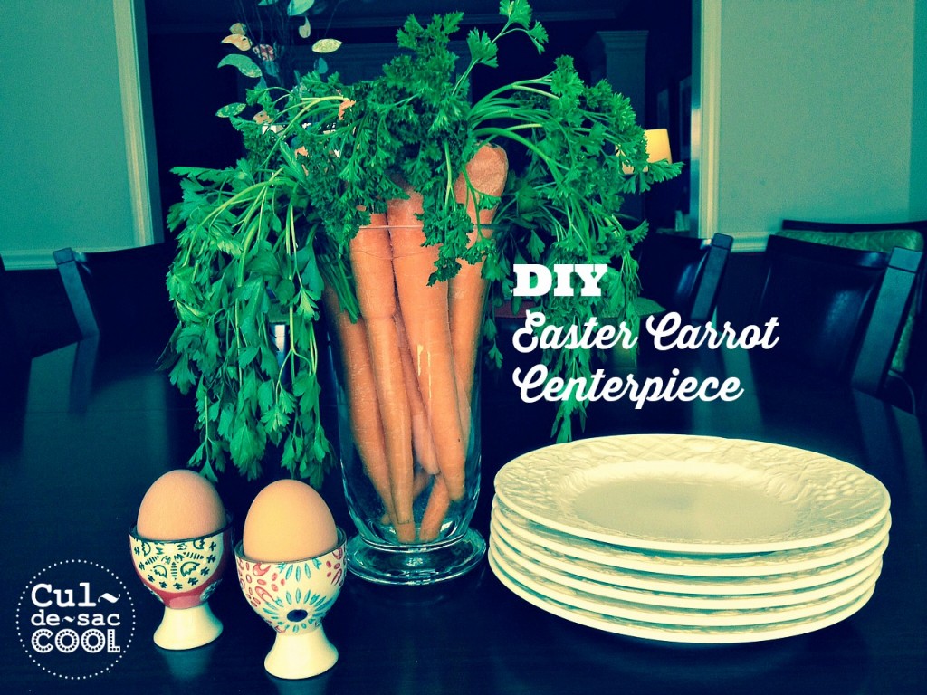 DIY Easter Carrot Centerpiece 5