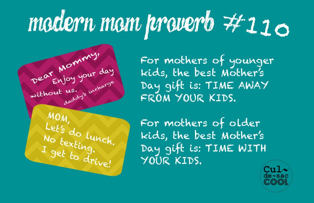 Mother's Day Gift Modern Mom Proverb #110