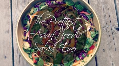 The Prettiest Asian Noodle Salad Ever