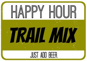 Trail Mix Labels - Happy Hour