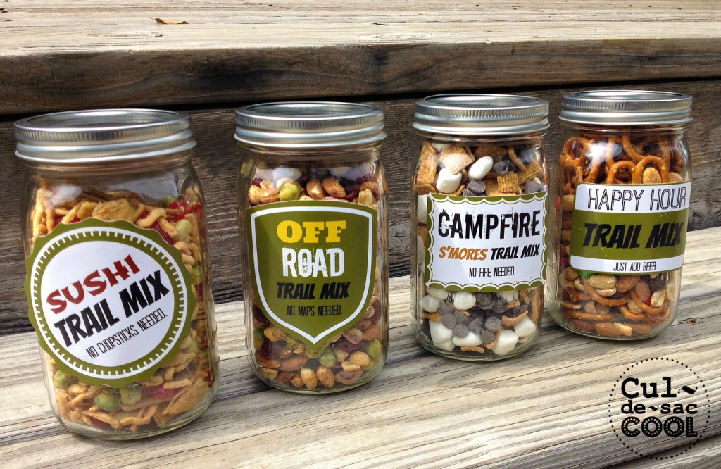 diy trail mix with free printable labels cover 1