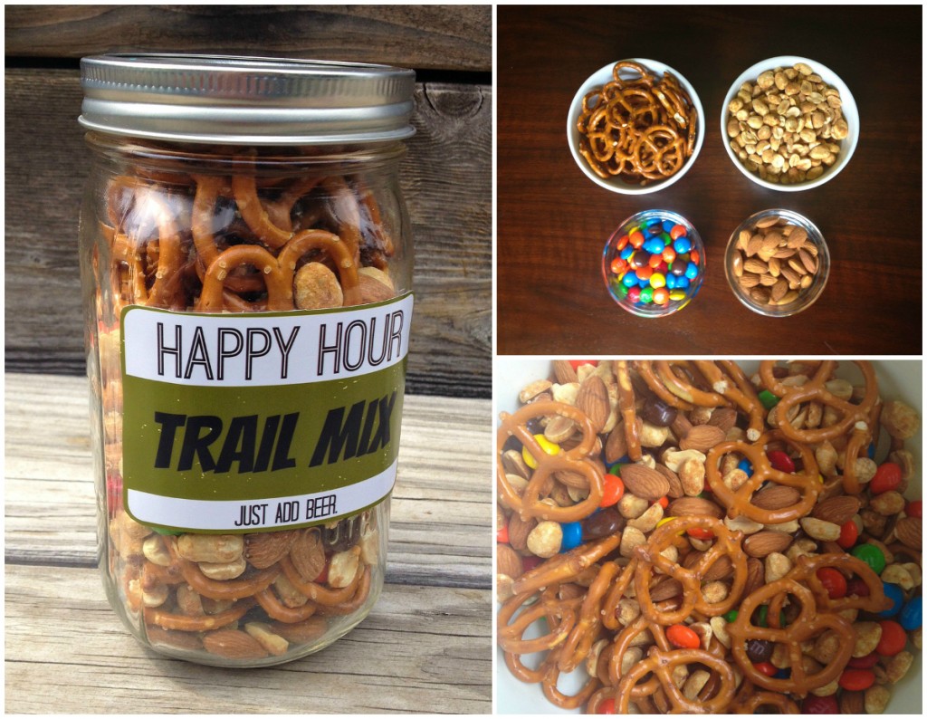 diy trail mix happy hour Collage