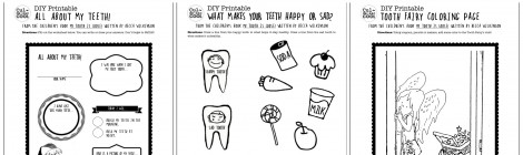 3 DIY Printable Worksheets Inspired from the Children's Book: My Tooth is Loose! by Becca Wilkinson