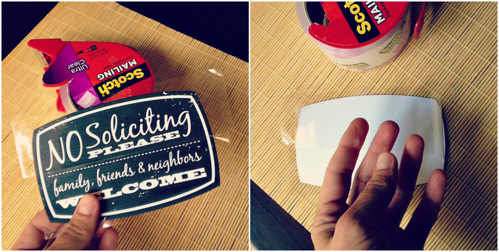 DIY Printable No Soliciting Signs