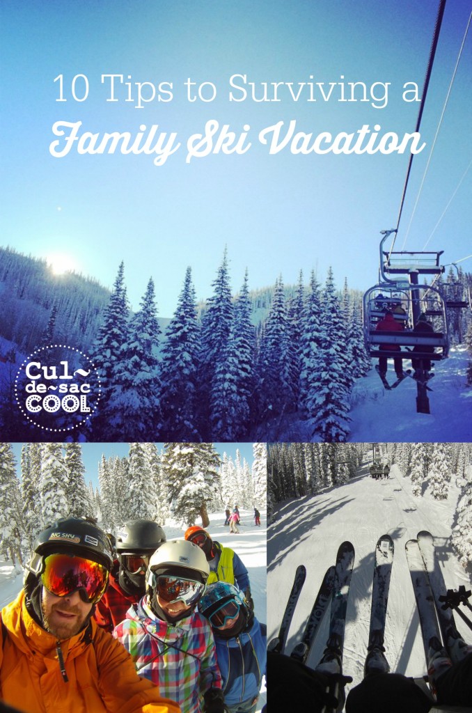 10 tips to surviving a family ski vacation Collage