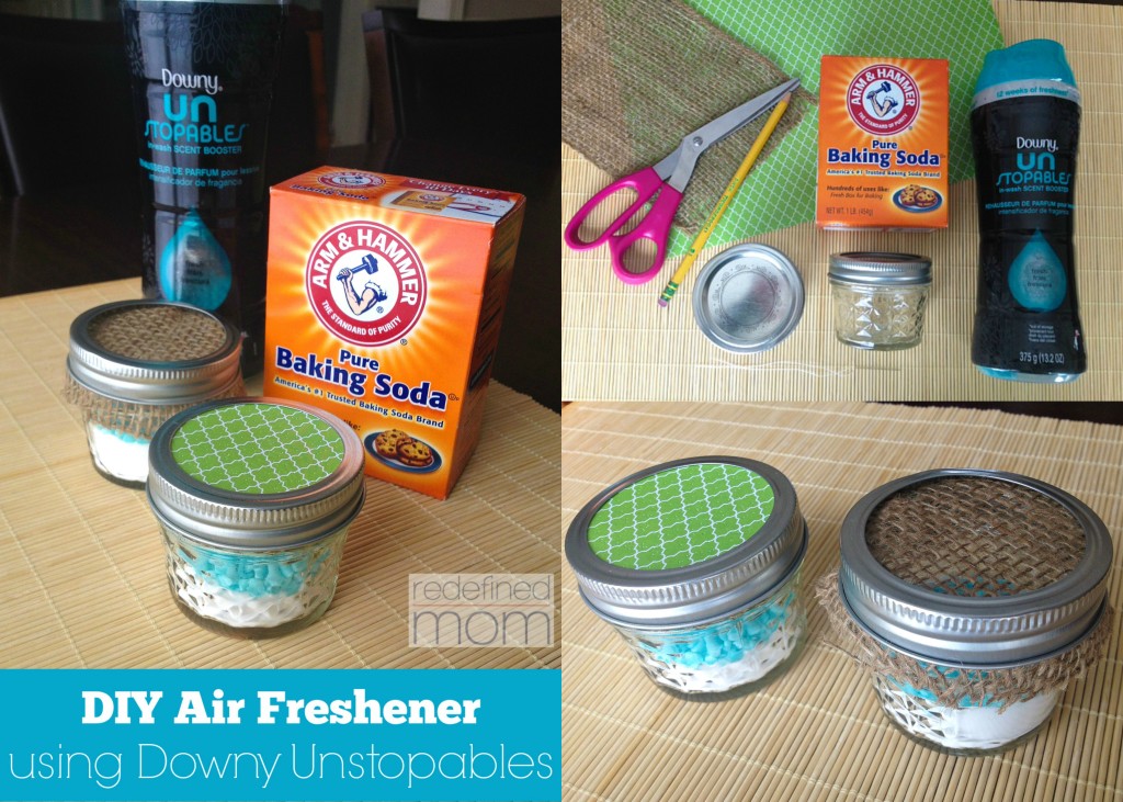 diy air freshener using Downy Unstopables Collage 1