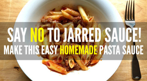 Say No to Jarred Sauce! Make this Easy Homemade Pasta Sauce