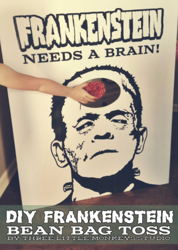 Frankenstein Bean Bag Toss Game