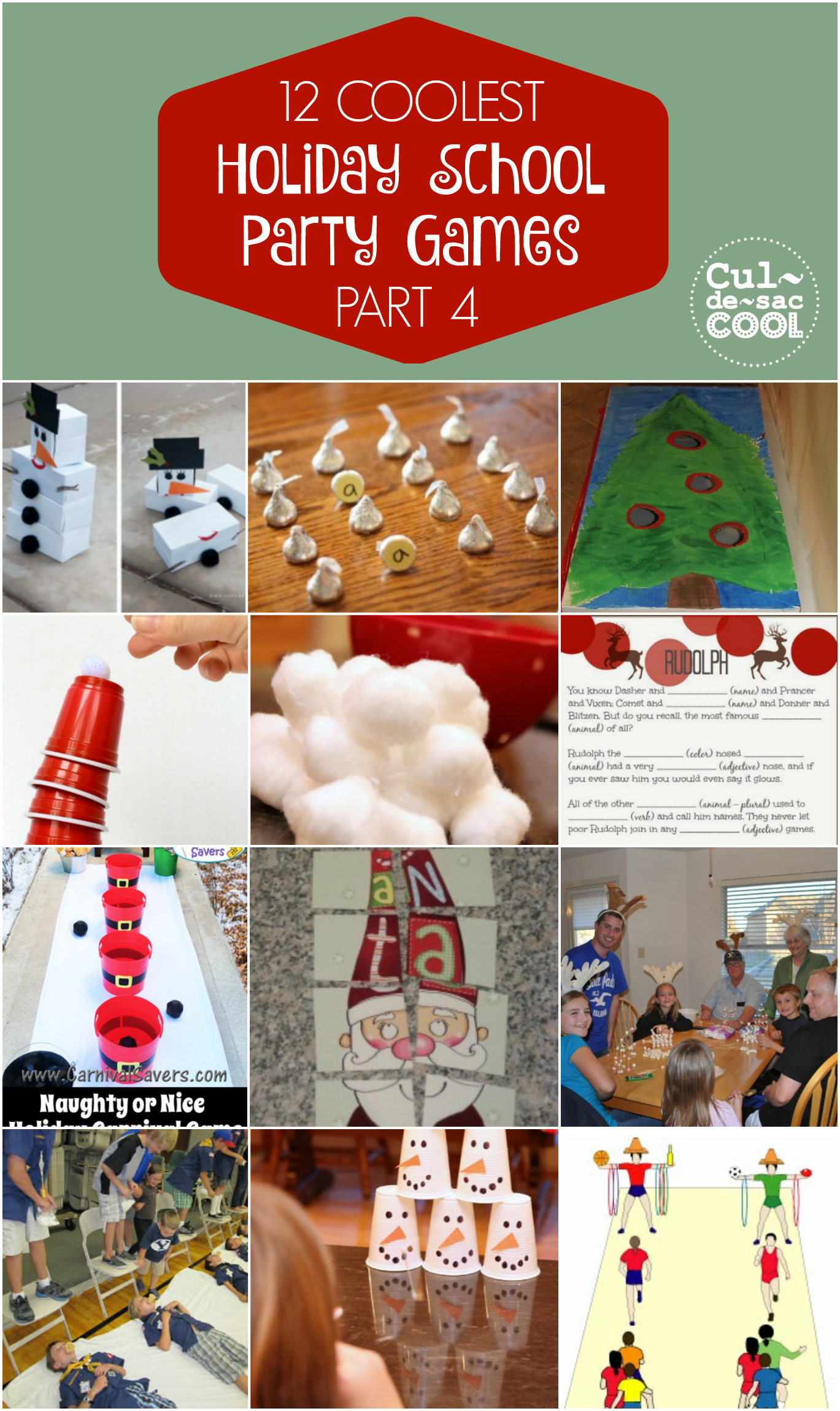 12 Coolest Holiday School Party Games Part 4Collage