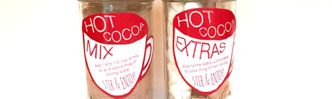 DIY Hot Cocoa Gift Set in a Jar
