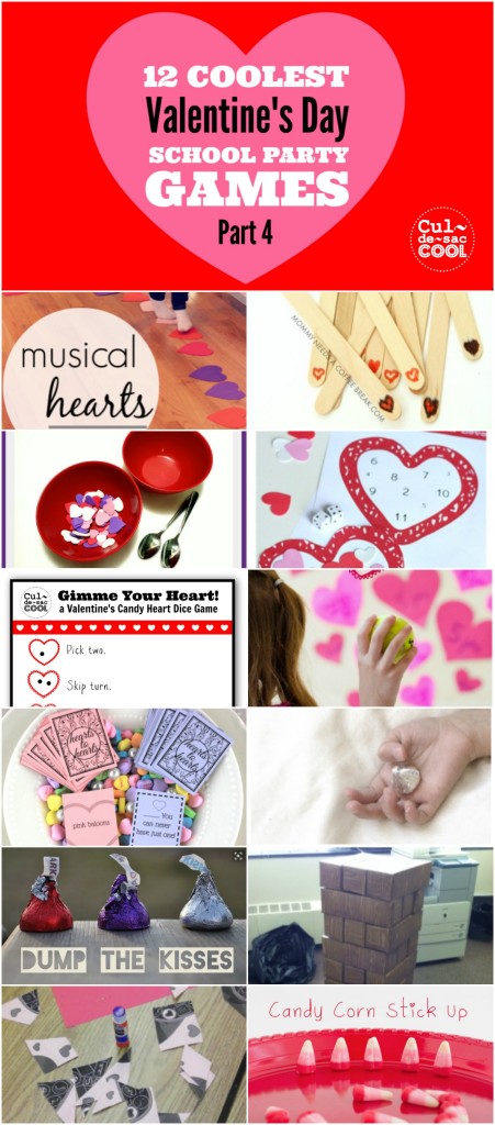 12 Coolest Valentines Day School Party Games Part 4 Collage