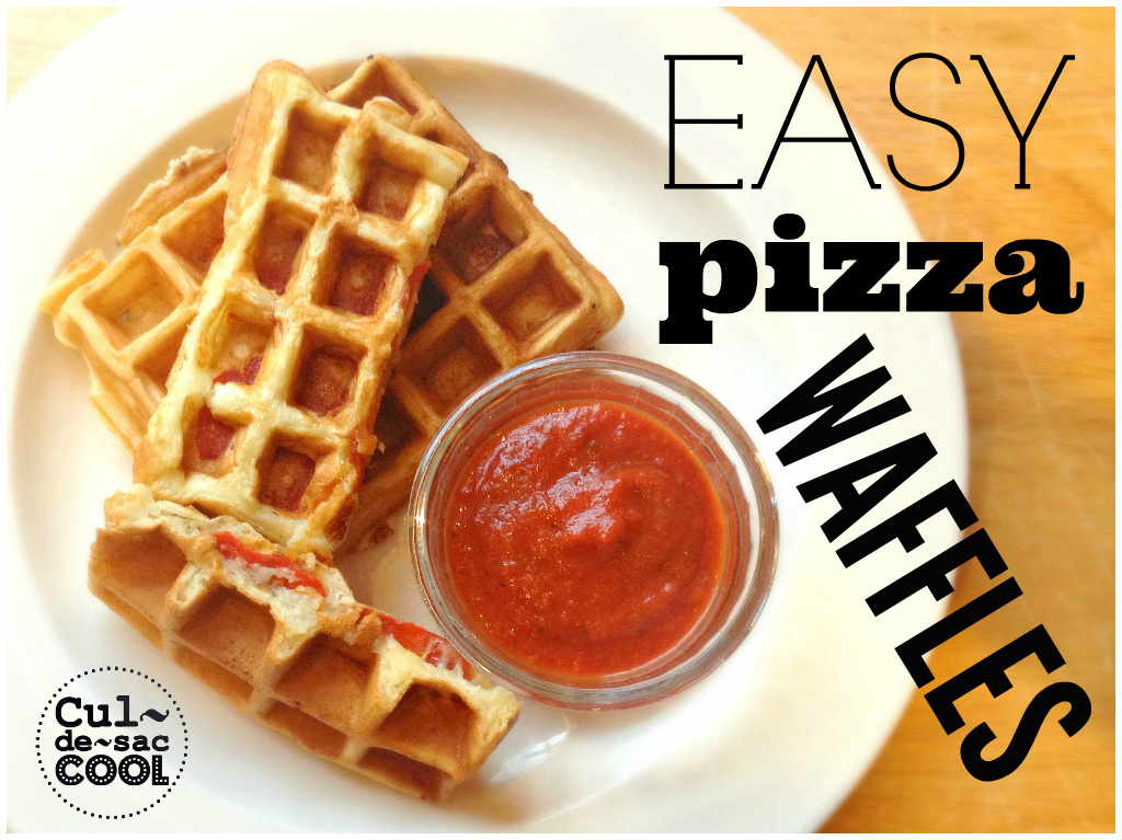 Easy Pizza Waffles