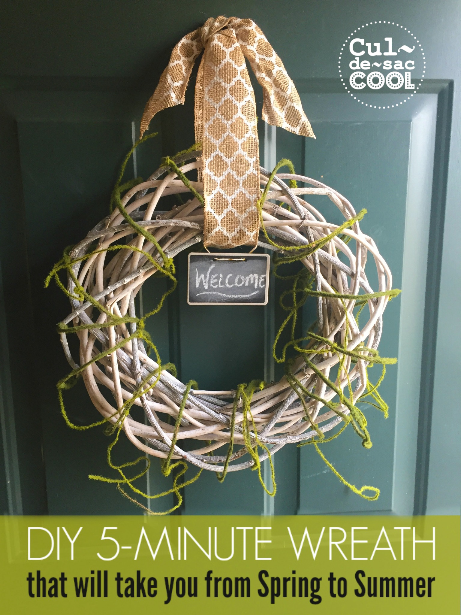 DIY 5-Minute Wreath that will take you from Spring to Summer 11