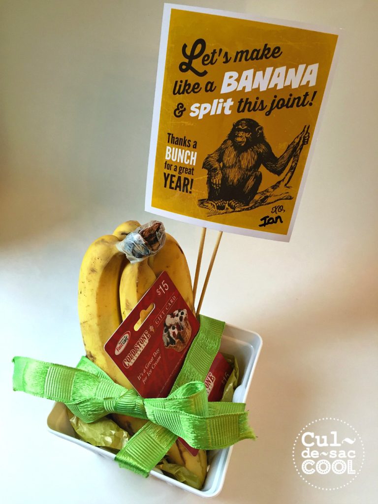 DIY Banana Split Gift 8.2