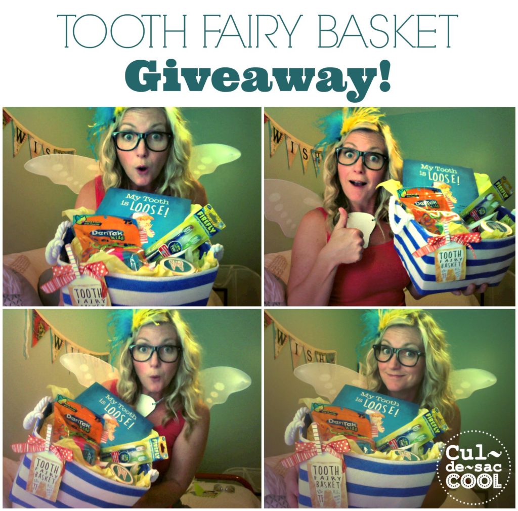 Tooth Fairy Basket Giveaway collage