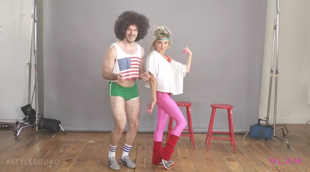 80s Workout Couple Costume