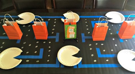 DIY Game On Birthday Party with FREE Printables and a Cool Cake!