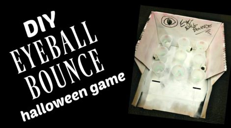 DIY Eye Ball Bounce Halloween Game