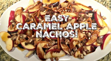 Easy Caramel Apple Nachos