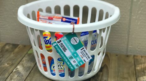 DIY Dorm Laundry Kit with Printable Laundry Guide