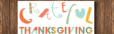 DIY Printable Grateful Thanksgiving - Invite, Menu & Place Cards