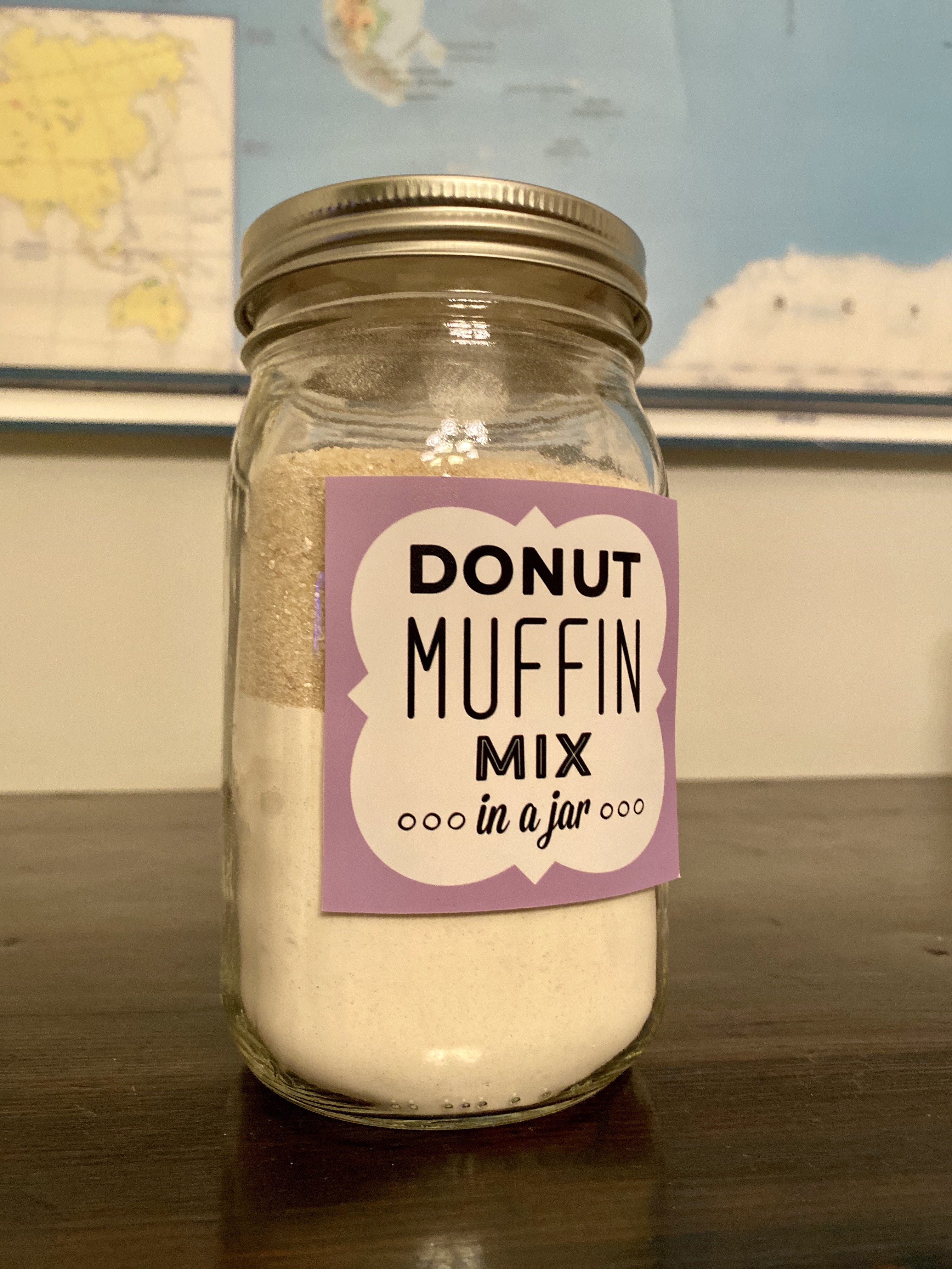 Donut Muffin Mix in a Jar 3