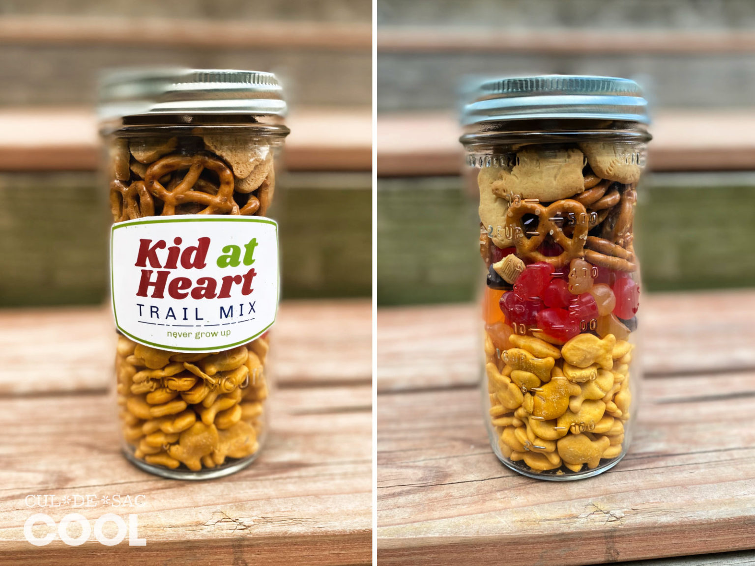 4 DIY Trail Mix Gifts in a Jar with FREE Printable Labels