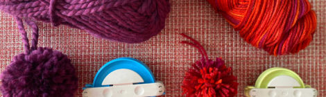 DIY Yarn Pom-Poms