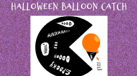 Halloween Balloon Catch Game