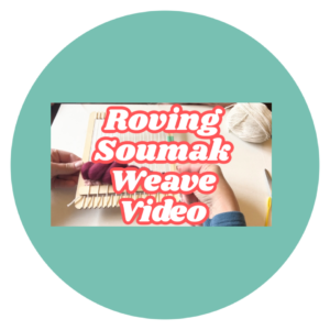 Roving Soumak Weave Weaving Video w Title