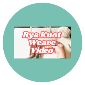 Rya Knot Weave Weaving Video w Title