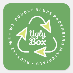 Ugly Box Sticker Green and Lime
